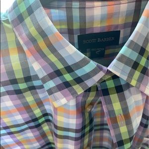 5 dress shirts all Scott Barber XL luxurious - lot of 5 shirts NWOT!